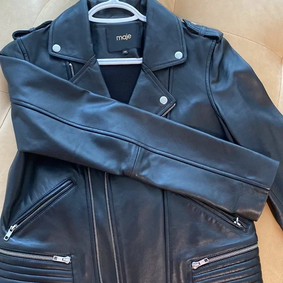 Maje leather jacket - Picture 7 of 16